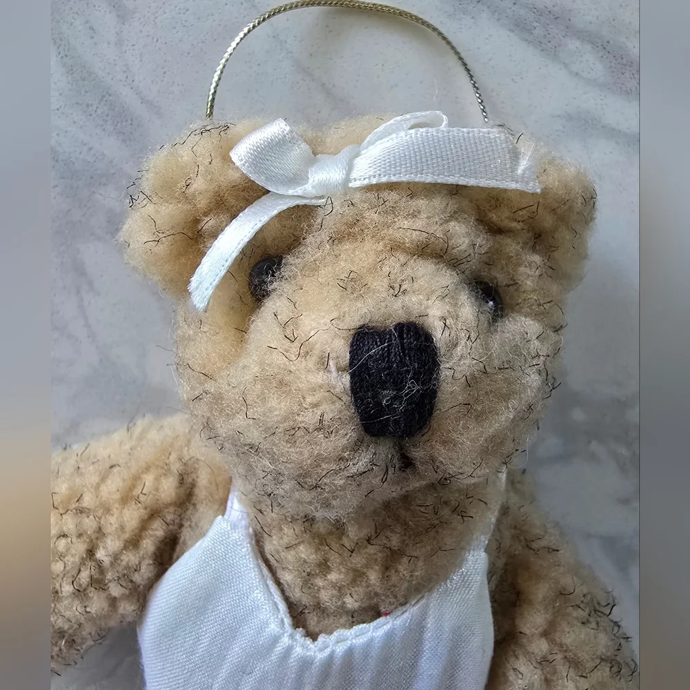 Rare‎ Vintage Teddy Tompkins By Enesco 1998 Ballerina Hangable Plush Bear